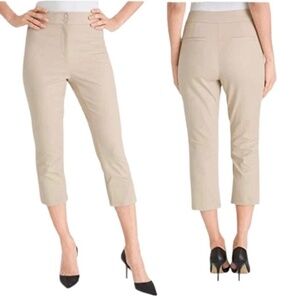 NWT Chico's Secret Stretch Straight Leg Crop Pants Sz. 6